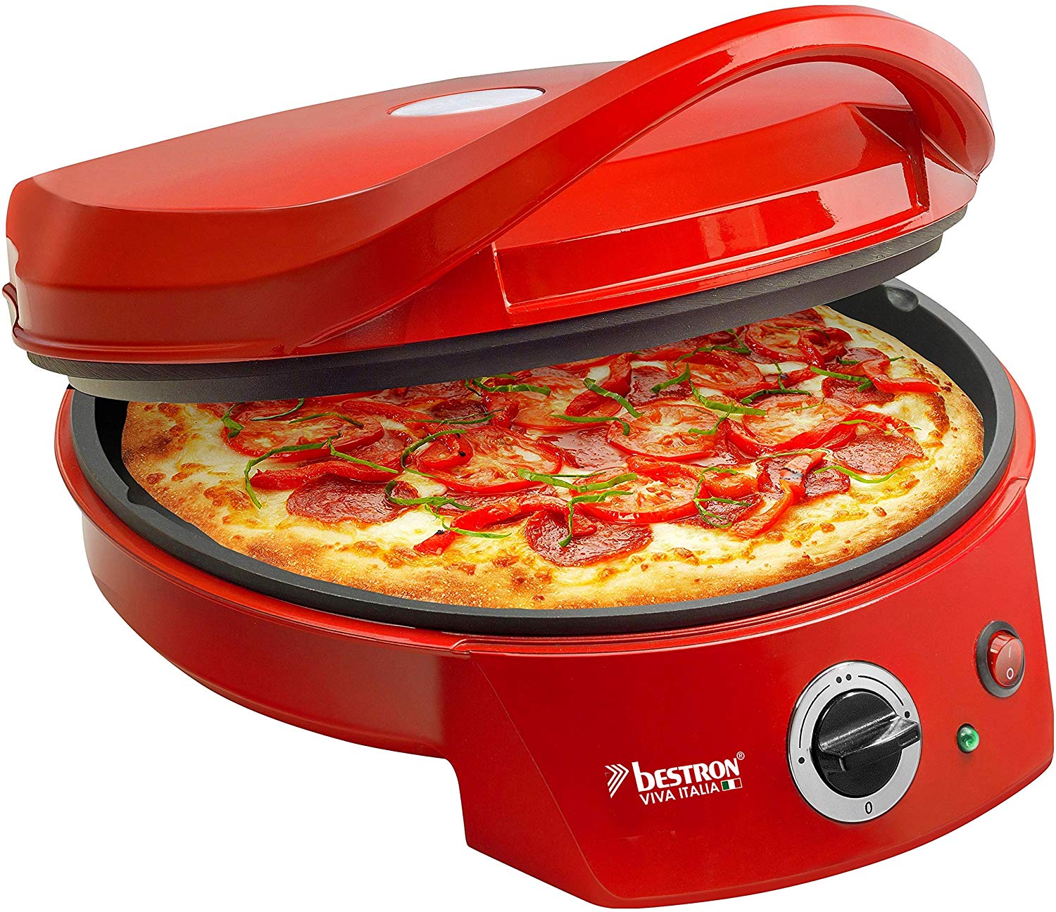 Mini four à pizza Four à pizza électrique MovilCom® Pizza Maker Four de table électrique 